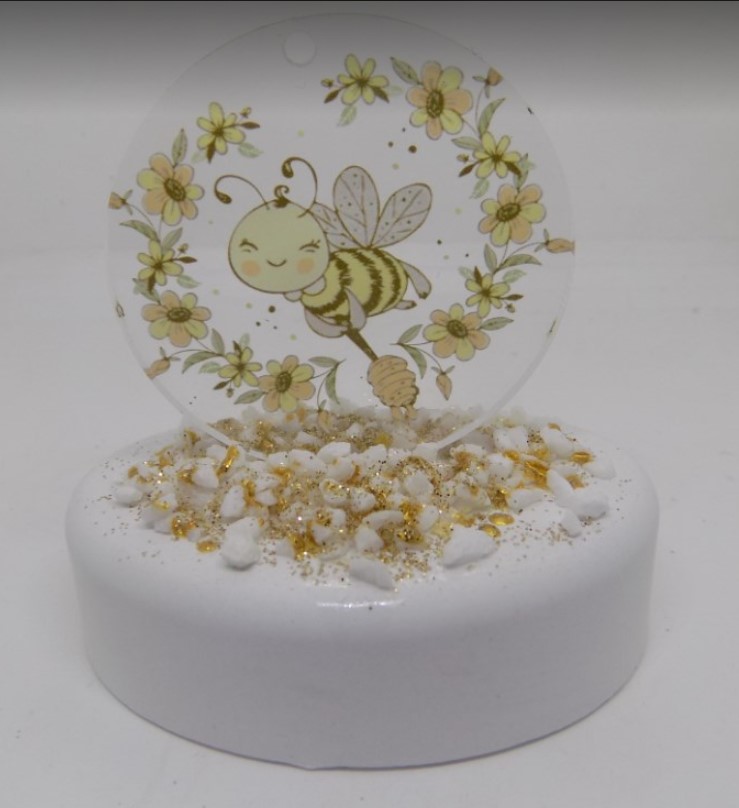 μελισσούλα Σε Βότσαλο Μπομπονιέρα Βάπτισης Κορίτσι-Αγορι Νεο Σχέδιο 2023 τιμή 1.95€