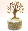 Μπομπονιέρα Βάπτισης-Γάμου Σε Πέτρα Λουλούδι Με Δέντρο Ευχών Τιμή 1.80€