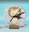 Μπομπονιέρα Βάπτισης Ρολόι Ξύλινο Με λιονταράκι Τιμή 2.50€