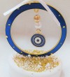  Μπομπονιέρα Βαπτισης-Γάμου Βότσαλο Κύκλος Με Ματάκι τιμή 2.40€