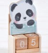 Ξύλινο Ημερολόγιο Panda ΜΠΟΜΠΟΝΙΕΡΑ ΒΑΠΤΙΣΗΣ τιμή 2.00€