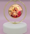 Μπομπονιέρα Βάπτισης-Γάμου Εικόνα Παναγία Σε κύκλο Βότσαλο Νεο Σχεδιο 2023 τιμή 2.35€