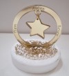 αστέρι βότσαλο σε κύκλο με ευχές μπομπονιέρα βάπτισης τιμή 2.40€